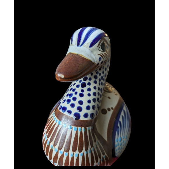 Vintage Mexican Folk Art Hand Painted Duck 6” - Picture 5 of 7